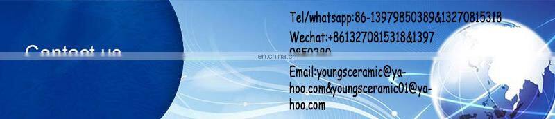 Blue and white landscape Shang ceramic flower floor vase for living room decoration