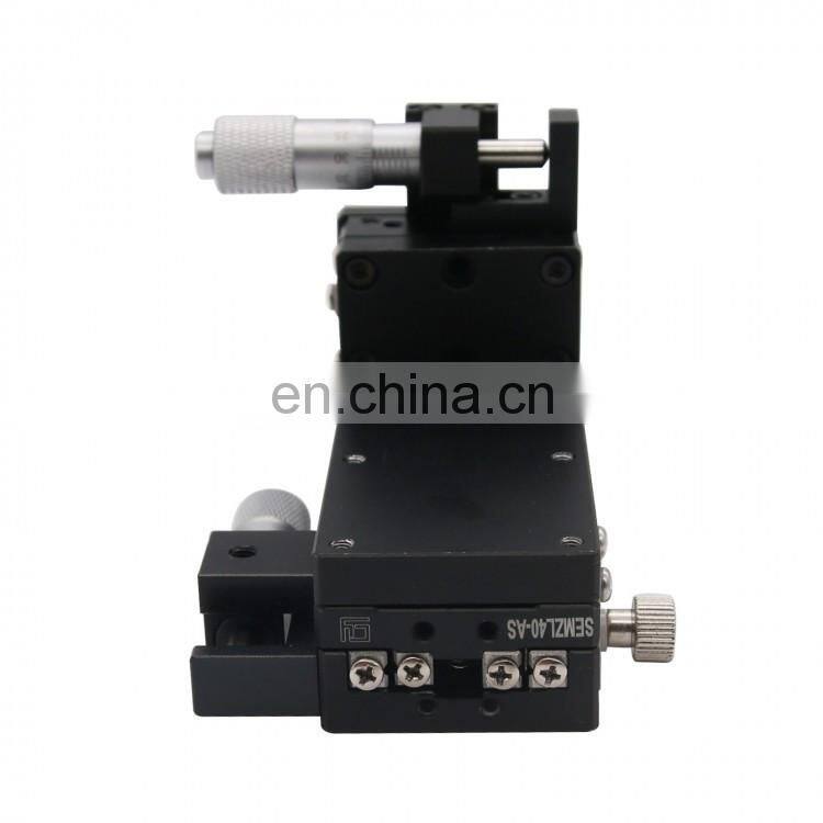 40*40mm Stroke Load 2KG SEMXZL40-AS XZ Manual Linear Stage CNC Sliding Table Z Axis Lifting