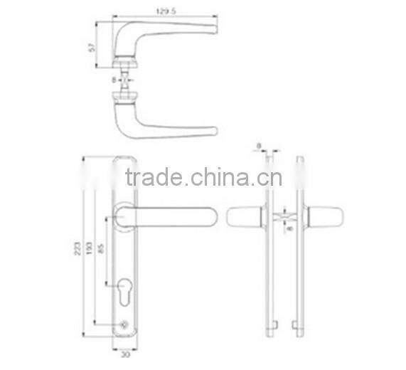 M007 good quality factory price push pull door lock