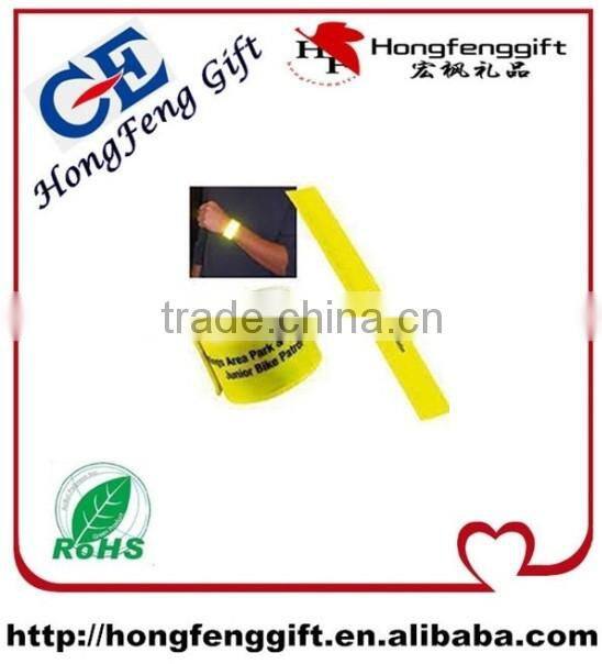 2014 High quality Reflective Wristband, Slap Wrap, Armband ,slap wristband