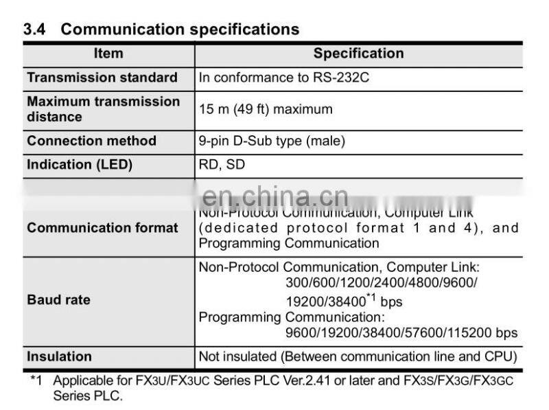 Top Selling Exceptional Quality Best Price FX3U-232-BD Mitsubishi Plc Programmable Logic Controller ADAPTER BOARD