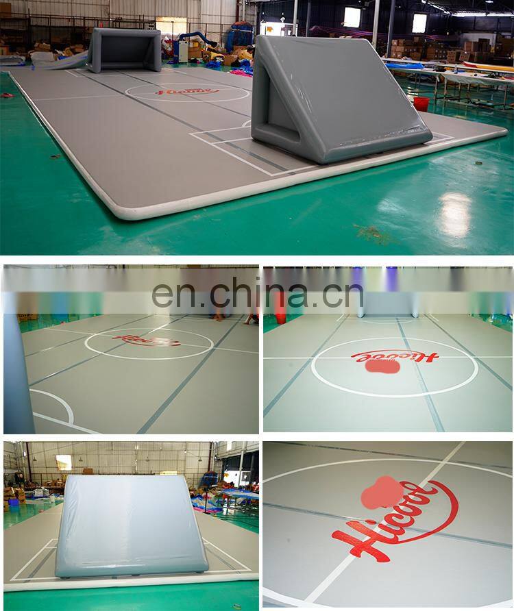 Portable Inflatable Soap Football Pitch Soccer Field Kids Ball Game Inflatable Playground