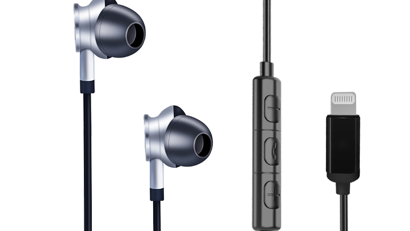 OEM metal headphone for mfi iphone 7 plus headset earphone for iphone 11