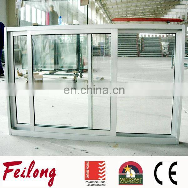 House Apartment Double Glazed Residential Windows Aluminum Sliding Window