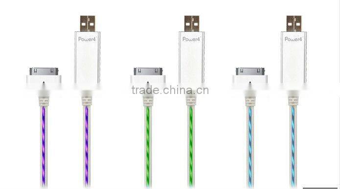 2012 New Arrival luminous USB data line