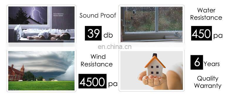YY Home US Standard High Quality Aluminium Casement Window