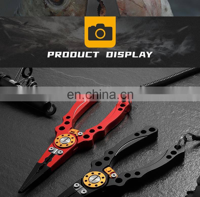 New outdoor fishing tools high quality fishing tongs aeronautical aluminum with lock position