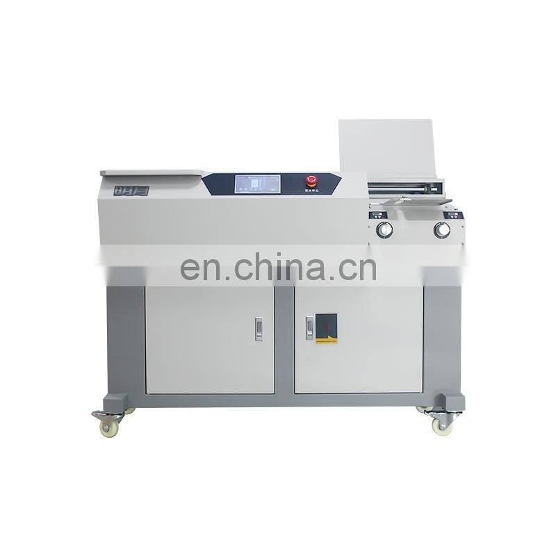 SPB-BM300L Cheap Price Semi-Automatic A4 Hot Met Gule Book Binding Machine With Seven Inch Industrial-Grade Touch Screen