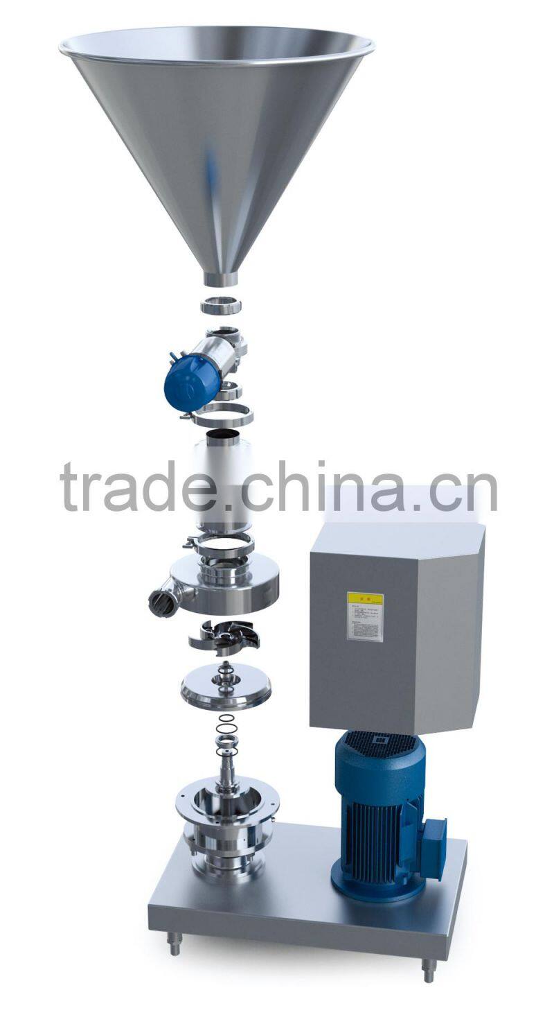 food grade sanitary stainless steel powder liquid mixer