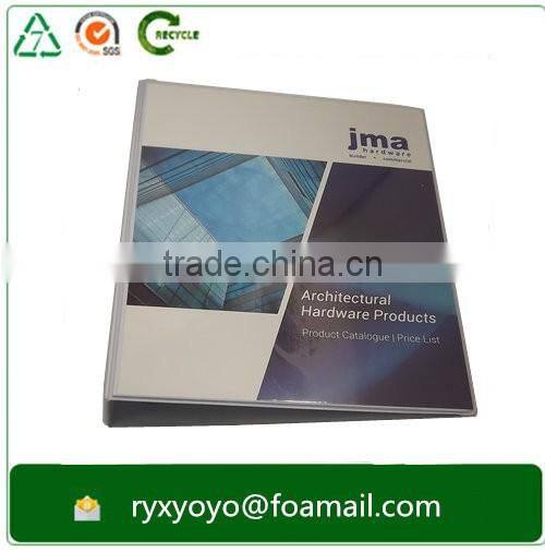 wholesale a4 size 3 ring binder pvc file folder