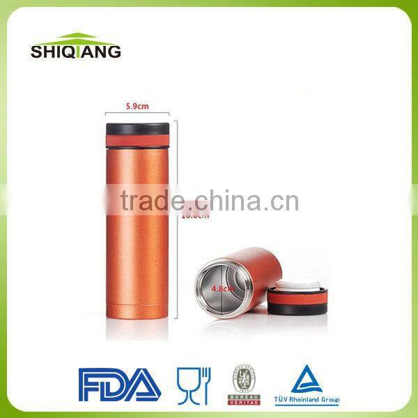 Best design stainless steel vacuum mug with rubber ring in the cover , BL-8043S