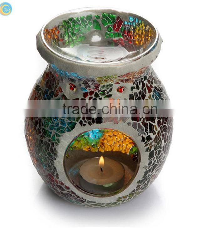 unique waste oil burner Type mosaic glass