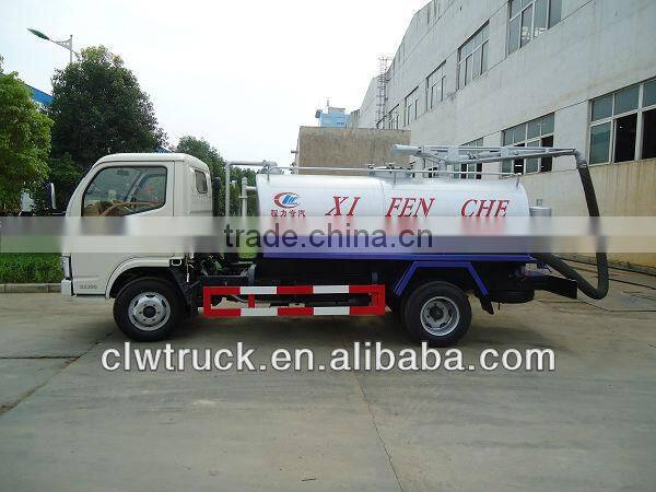 DFAC 3000L to 4000L mini fecing suction truck for sale