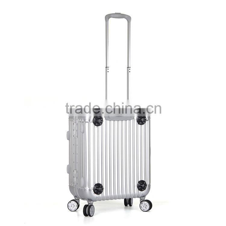 Factory direct wholesale makeup tool organizer case with lighted mirror and legs