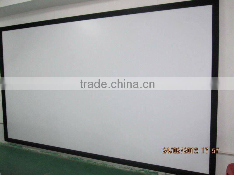 3D Silver Fixed Frame screen/fast fold screen/Electric Projection Screen/ Motorized Projector Screen/Fixed Frame Screen