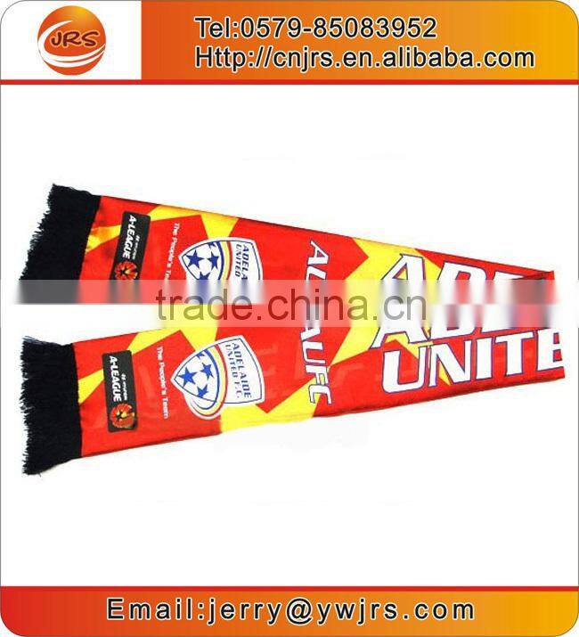 China factory wholesale world cup satin football scarf/digital printing scarf
