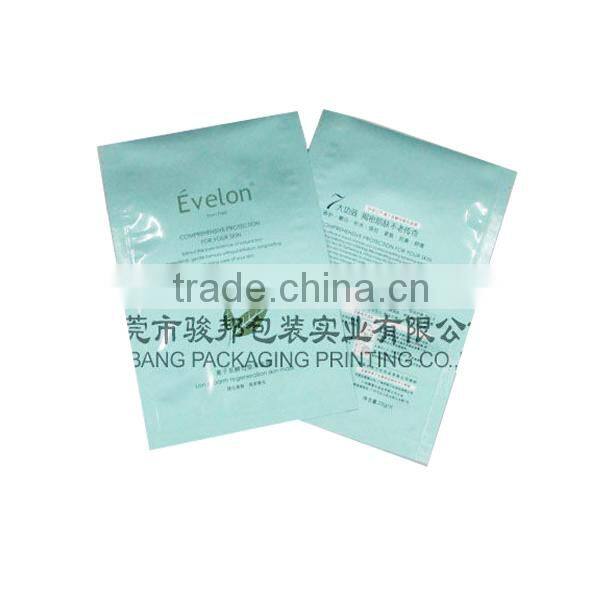 cosmetics aluminum pouches printed foil facial mask bags