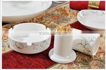 56 pcs divided dinner plates for home