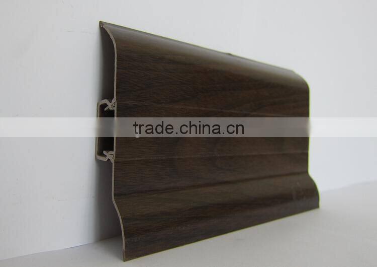 Waterproof laminate flooring pvc skirting base board