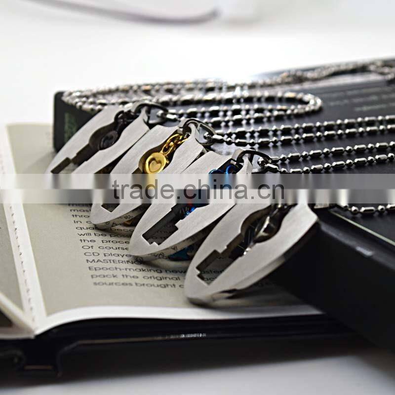 Unique Products From China Key Chain Steel Pendant