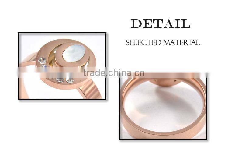 New product 2015 ring jewelry rose gold rings for women