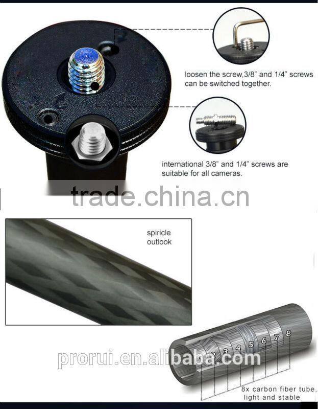 professional pure aluminum fiber digital high quality camera tripod topcon