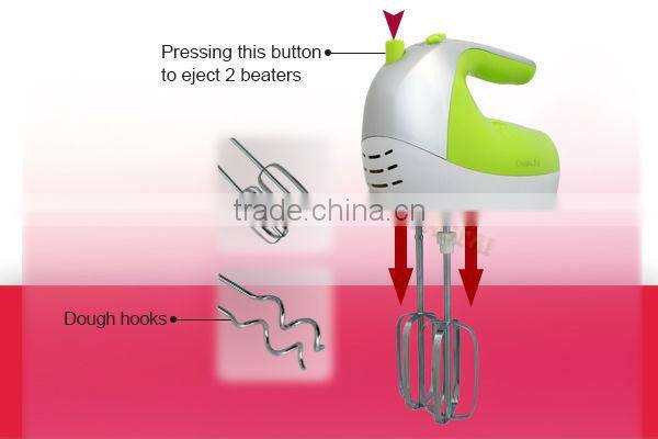 200W 5 speeds CB Approved Hand Mixer