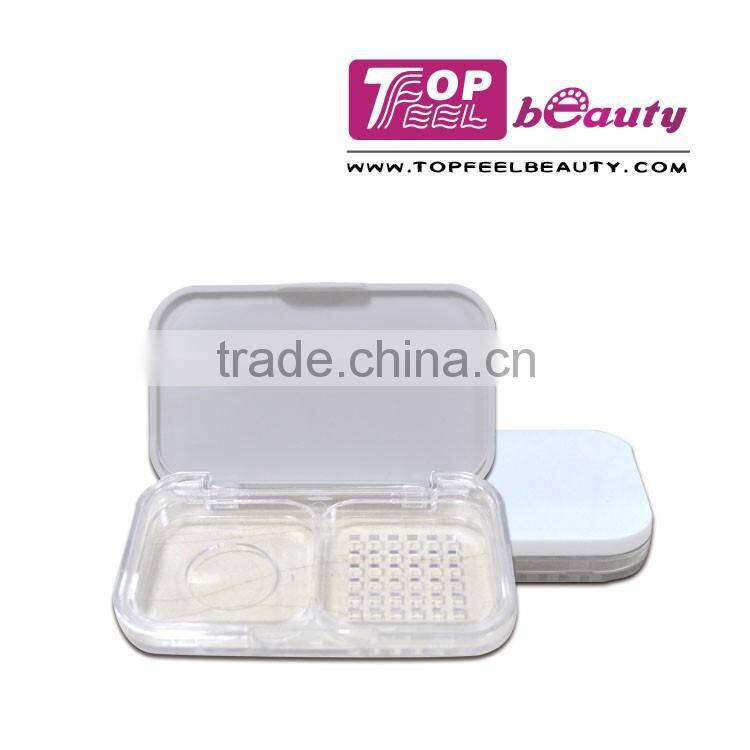 Hot-sale! 2 well powder makeup container