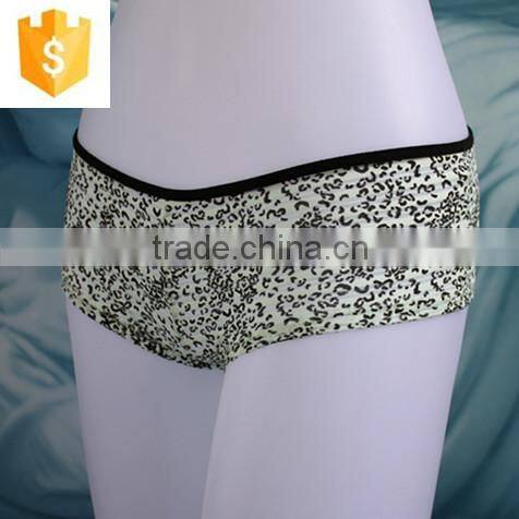 Light green sexy wild leopard panties