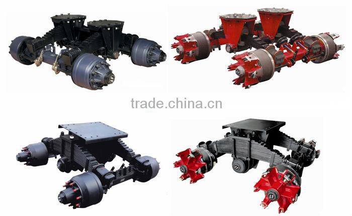 A single operation used 40ft flatbed container semi trailer