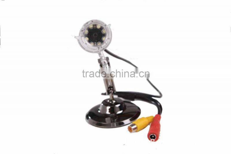 400X AV Digital Microscope Endoscope Magnifier Camera TV Out 2.0MP With 8 LED,XR-M400B, White