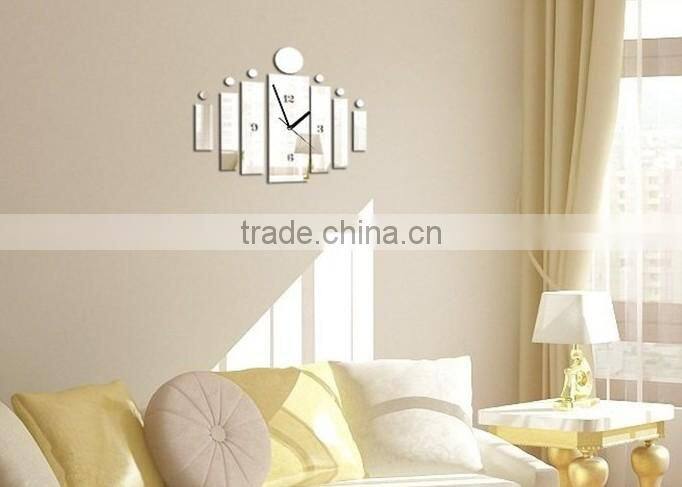 Alforever DIY Art Mirror Wall Clock