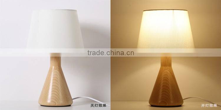 Modern Solid Wood Base Light Table Lamp Small Decorative LED Wood table lamp LED Wood table Light JK-879-19