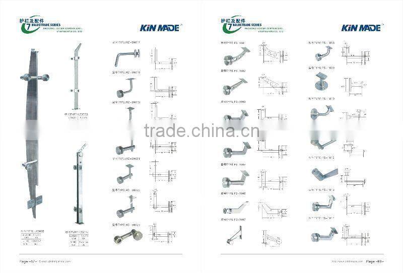 Glass balustrade handrail holder/support posts