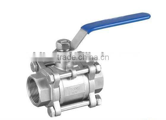 1000wog 1pc screw ball valve
