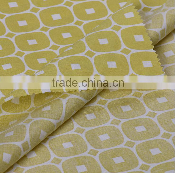 cotton spandex stretch poplin printed fabric