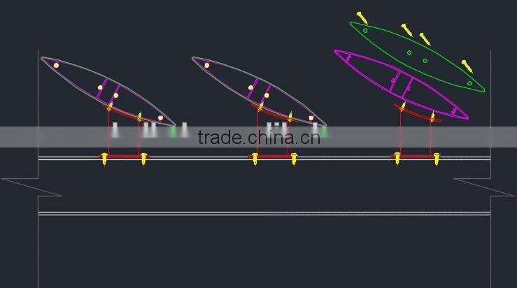 aluminum sun shade perforated louver roof