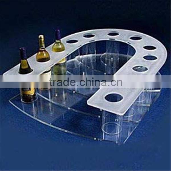Shenzhen professional manufacturer of clear acrylic wine rack