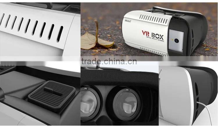 Top Sale HD Virtual Reality 3D VR Box With Bluetooth Remote Controller.