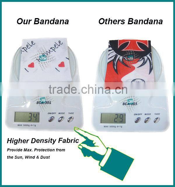 Microfiber Seamless Custom Printed Tubular Bandana