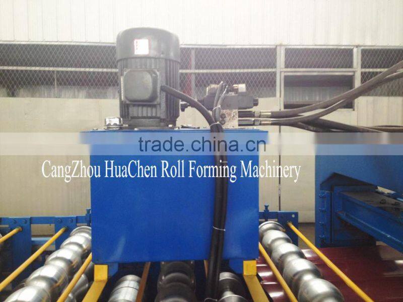Prepainted Color Steel Corrugated Metal Roofing Sheet Roll Forming Machine Made in Hebei