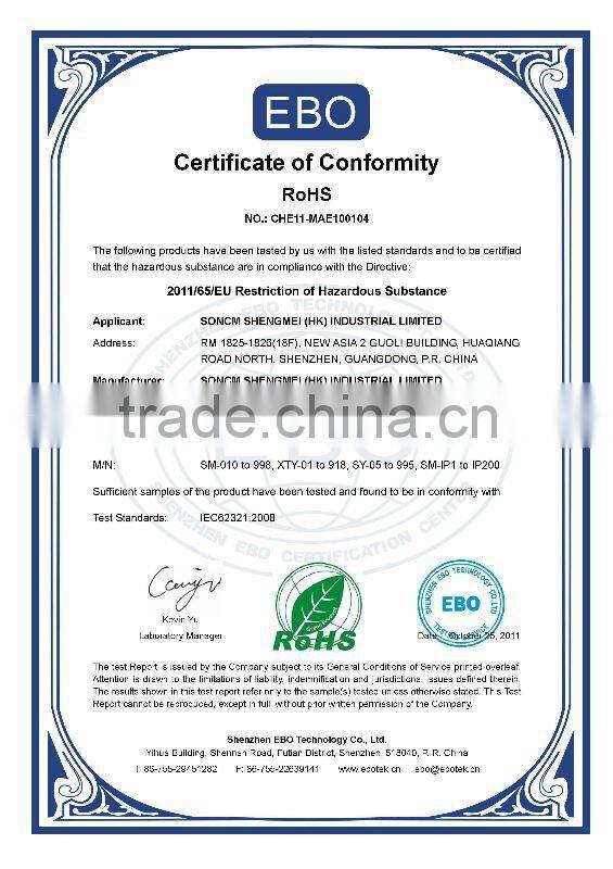 Fashion cheap single side earphones for skype