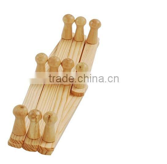 New design eco-friendly folding bamboo clothes hanger or rack