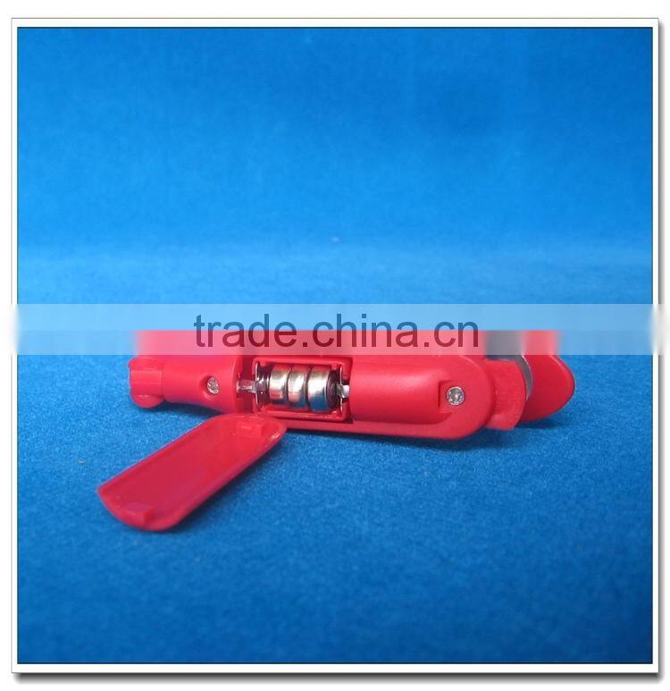 Plastic mini flexible bed reading light with clip