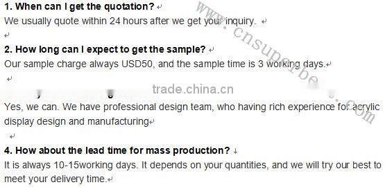 Factory customized acrylic speaker display with PCB