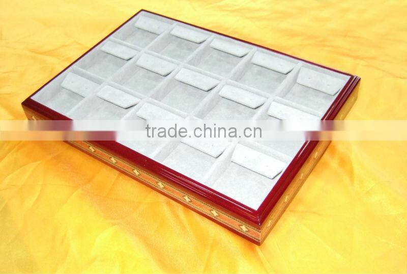 wooden earing display tray