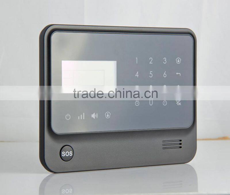 2016 Hot Sales App Control GSM Five languages for Option Alarm Security Host