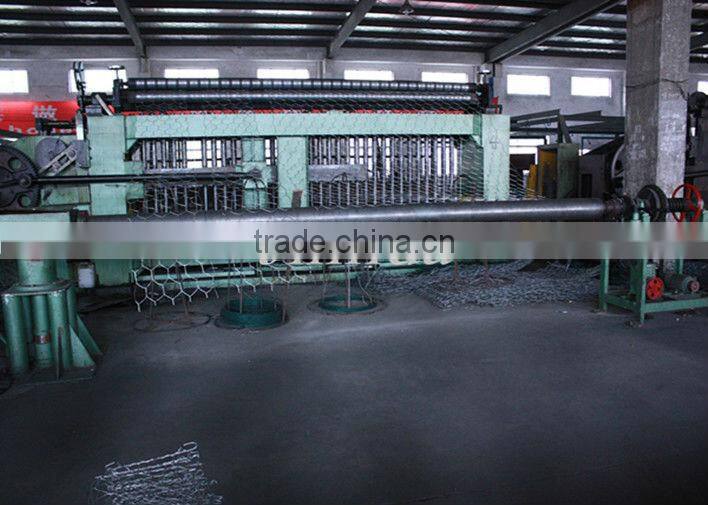 Automatic Heavy Duty Hexagonal Mesh Machine, 60*80mm Gabion Mesh