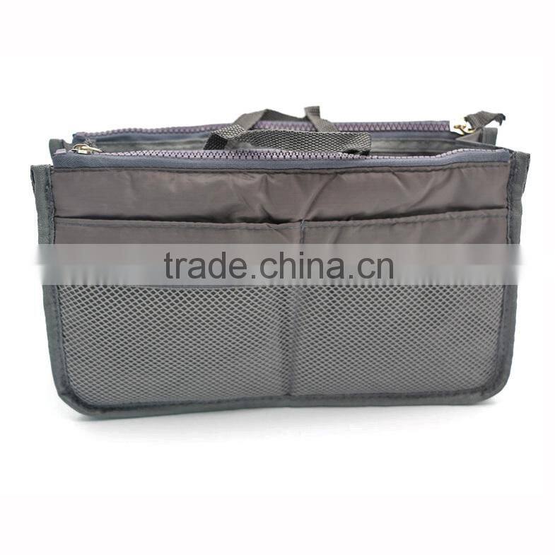 Promotion fashion travel cosmetic bag, wholesale multifunctional makeup bag