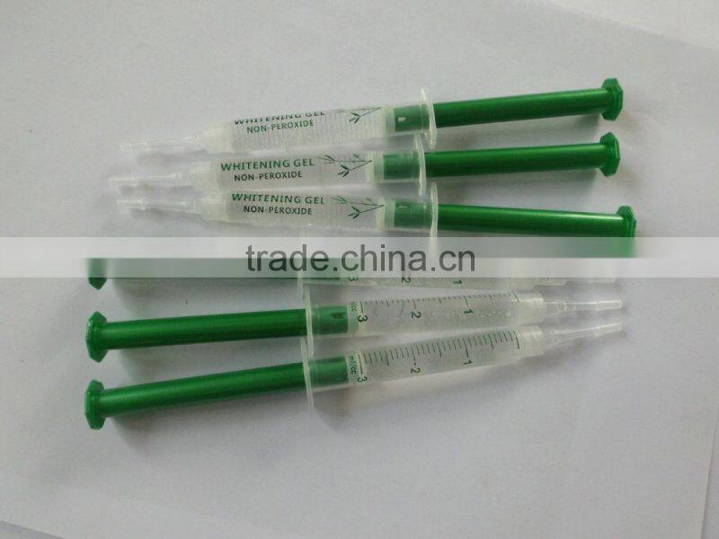 Professional dental whitening kits, non peroxide kit for salon use/home use